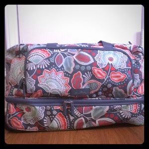 Vera Bradley Lighten Up Rolling Duffel